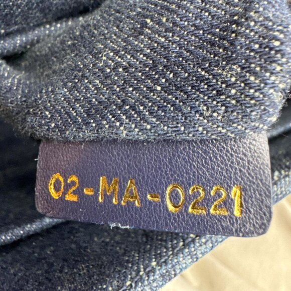 Christian Dior  Montaigne 30 Flowers Print Denim Shoulder Bag Blue - Picture 13 of 13